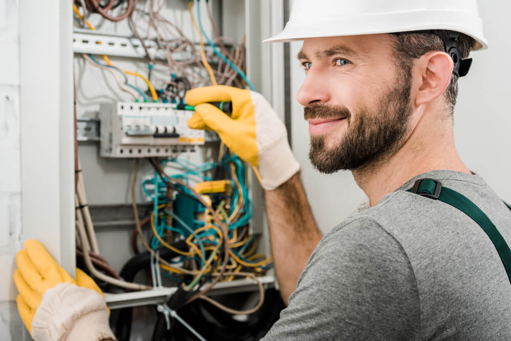 electrical works are a key part of our interior services in Qatar