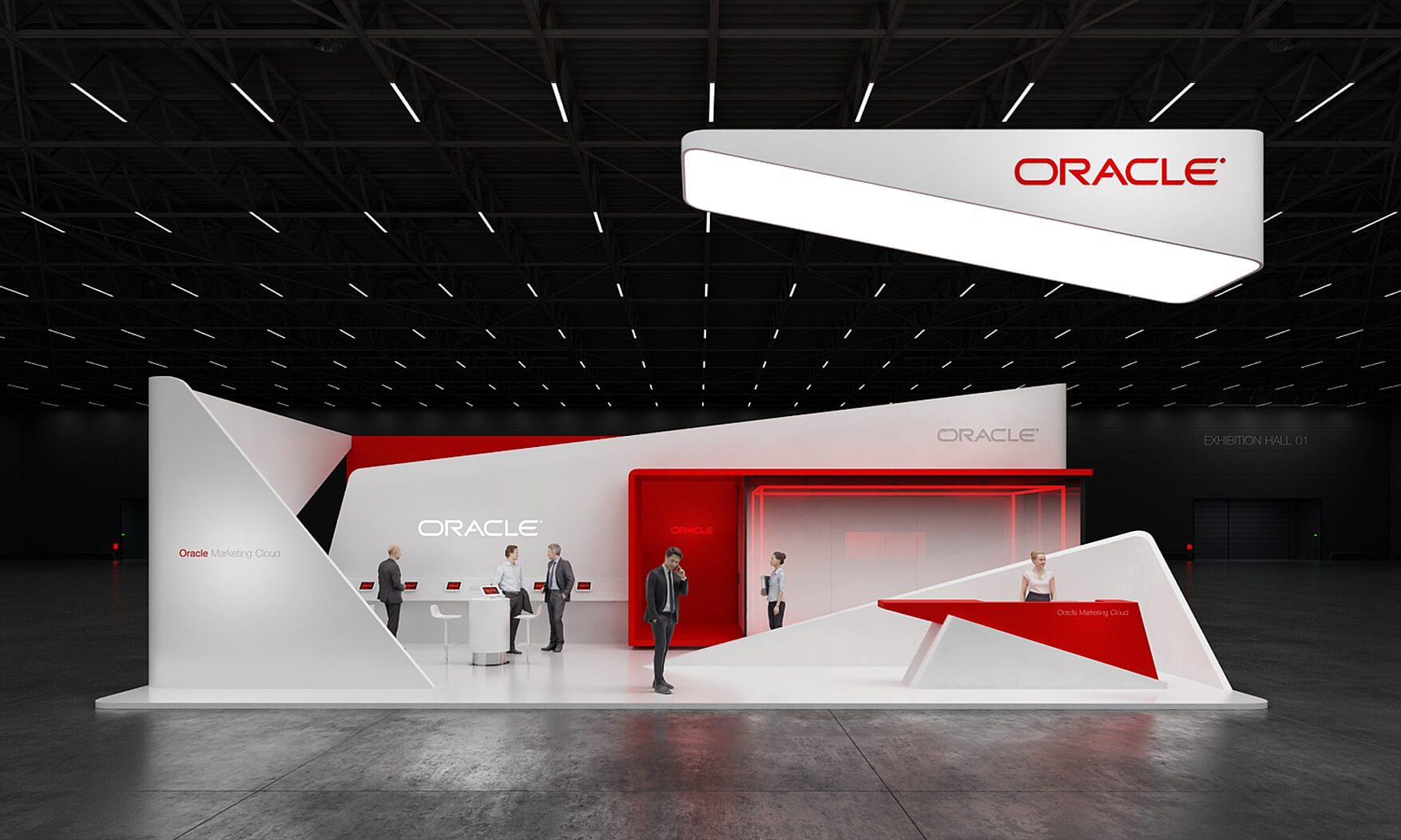 Exhibition stand Works are a key part of our joinery services in Qatar