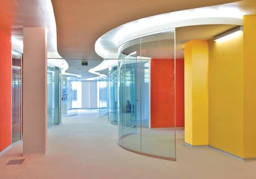 Glass partition I Works are a key part of our Partition services in Qatar
