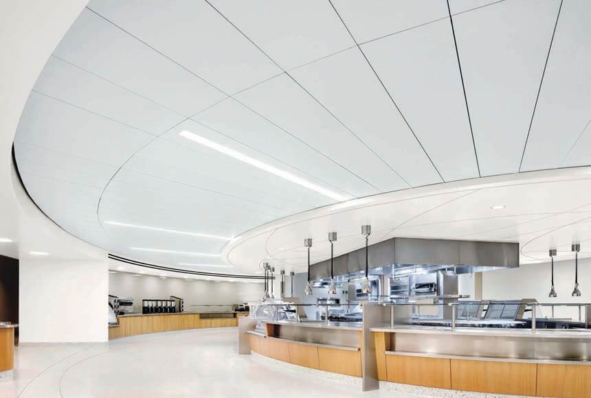 Aluminum Ceiling Works is a key part of our Ceiling services in Qatar